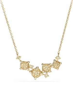 David Yurman Precious Chatelaine Necklace With Yellow Diamonds In 18k Gold