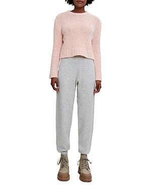 Maje Portille Mottled Fleece Joggers