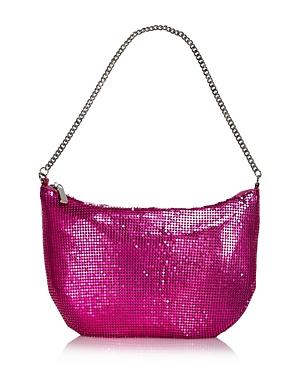 Aqua Small Aluminum Mesh Baguette Shoulder Bag - 100% Exclusive