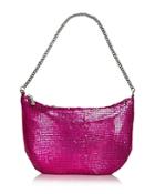 Aqua Small Aluminum Mesh Baguette Shoulder Bag - 100% Exclusive