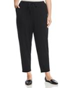 Eileen Fisher Plus Drawstring Ankle Pants