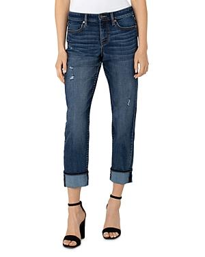Liverpool Los Angeles Marley Cuffed Girlfriend Jeans In Bartlett