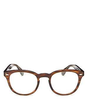 Oliver Peoples Men's Sheldrake Square Blue Light Glasses, 49mm