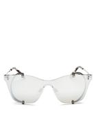 Valentino Mirrored Round Sunglasses, 62mm