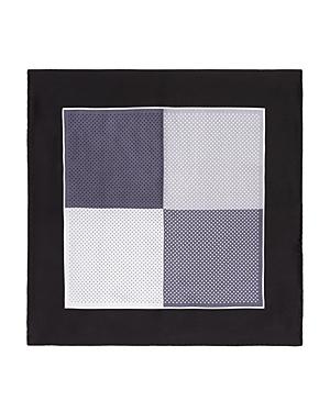 The Men's Store At Bloomingdale's Colorblock Silk Pocket Square - Compare At $45