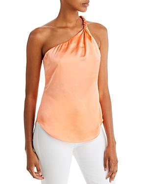 Cinq A Sept Karis One Shoulder Silk Top