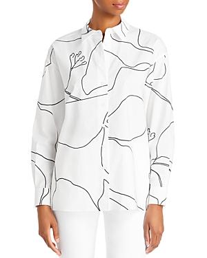 Lafayette 148 New York Elise Button Down Shirt