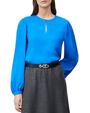 Lafayette 148 New York Layton Puff Sleeve Top