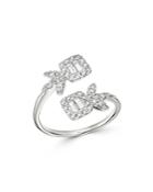 Bloomingdale's Diamond Bypass Ring In 14k White Gold, 0.60 Ct. T.w. - 100% Exclusive