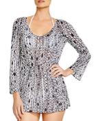 Milly Chain Print Tunic Swim Cover Up