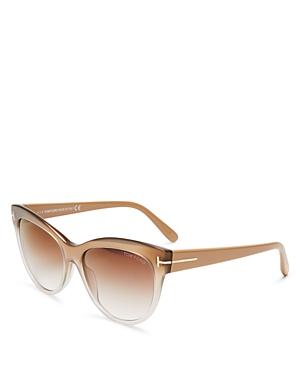 Tom Ford Lily Round Sunglasses, 56mm