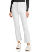 Pistola Lennon Slim Fit High Rise Bootcut Jeans In White