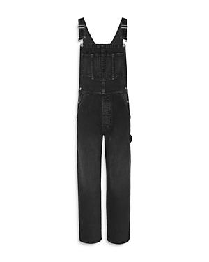 Amo Ally Denim Overalls In Vintage Black