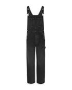 Amo Ally Denim Overalls In Vintage Black