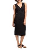Lysse Lupe Ruched Faux Wrap Dress