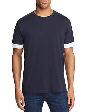 Theory Gaskell Color-block Sleeve Tee