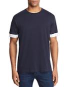Theory Gaskell Color-block Sleeve Tee