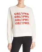 Rebecca Minkoff Grl Pwr Graphic Sweatshirt
