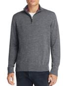 Tailorbyrd Grinnell Wool Half-zip Sweater