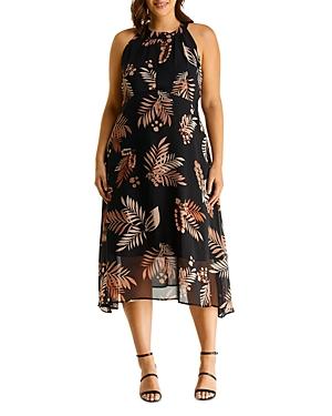 Estelle Plus Capri Sunset Midi Dress