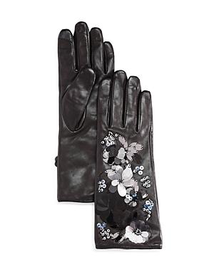 Echo Floral Cascade Leather Tech Gloves