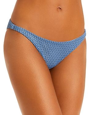 Onia Ashley Textured Bikini Bottom