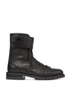 Jimmy Choo Women's Ceirus Leather Combat Ankle Boots