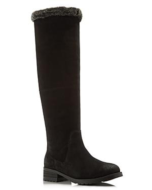 Steven By Steve Madden Chille Faux Fur Cuff Tall Boots