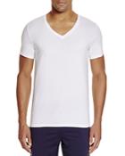 Hanro Stretch Cotton Superior V-neck Short Sleeve Shirt