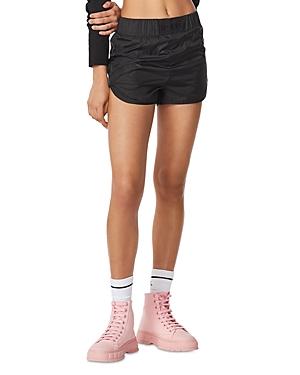Herve By Herve Leger Nylon Logo Shorts