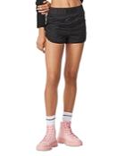 Herve By Herve Leger Nylon Logo Shorts