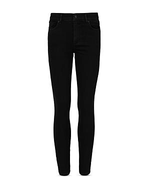 Allsaints Miller Size Me Skinny Jeans In Black