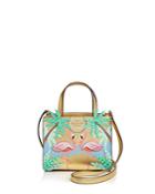 Kate Spade New York By The Pool Flamingo Small Sam Leather Crossbody