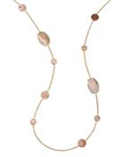 Ippolita 18k Yellow Gold Polished Rock Candy Brown Shell Station Necklace, 37