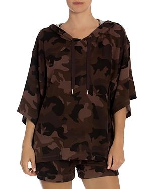 Midnight Bakery Camo Oversized Hoodie