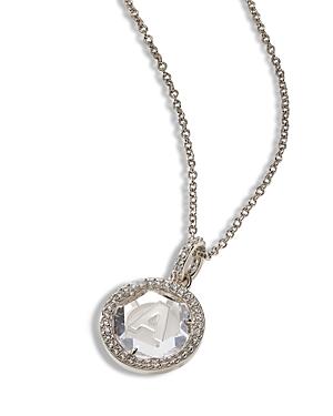 Nadri Initial Sparkle Necklace, 16