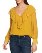 1.state Ruffled V-neck Top
