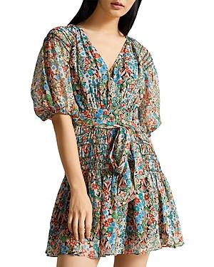 Ted Baker Tiania Smock Panel Wrap Mini Dress