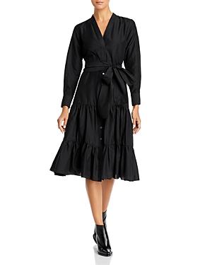 Kobi Halperin Becca Wrap Ruffled Tier Dress