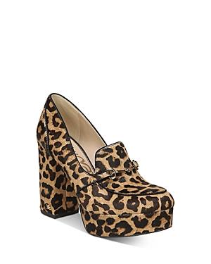 Sam Edelman Women's Aretha Leopard-print Platform Loafers