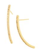 Gorjana Shimmer Half Hoop Drop Earrings