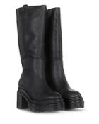 Cult Gaia Women's Hana Block Heel Leather Boots