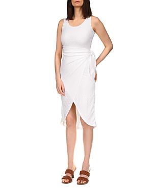 Michael Michael Kors Eyelet Wrap Skirt Midi Dress