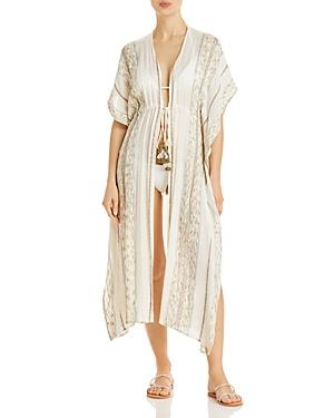 Surf Gypsy Embellished Duster Swim Cover-up