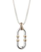 Ralph Lauren Two-tone Link Pendant Necklace, 16