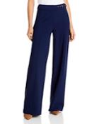 T Tahari Scuba Crepe Pants With Front Buckle