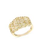 Bloomingdale's Yellow Diamond Cluster Statement Ring In 14k Yellow Gold, 3.05 Ct. T.w. - 100% Exclusive