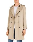 The Kooples Lemal Belted Double-breasted Coat