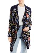Johnny Was Barret Embroidered Cotton Cardigan