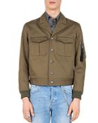 The Kooples Gabardine Eisenhower Jacket